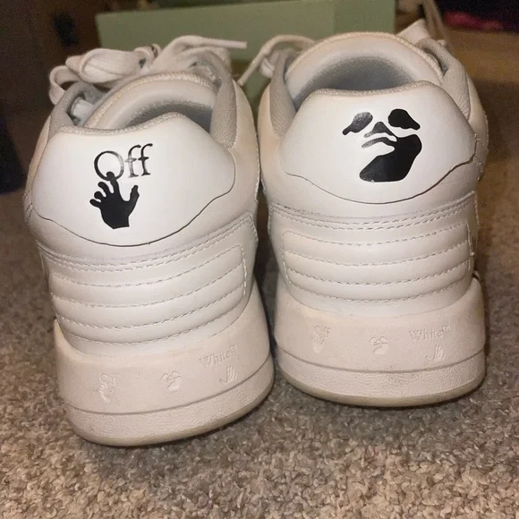 Off White “For Walking Out Of Office” White Black - Picture 4 of 10